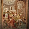 Church of San Stefano Rotondo, fresco with the scene of stoning of St. Stephen, Pomarancio