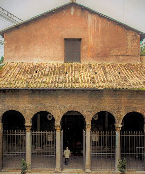 Portico of the Church of San Vitale at via Nazionale