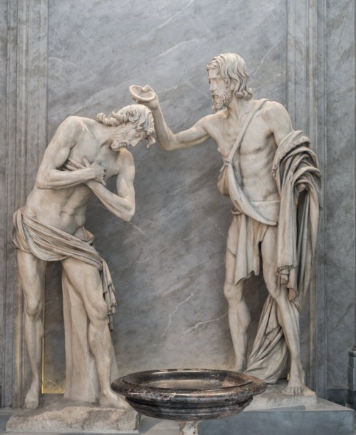 Francesco Mochi, The Baptism of Christ, Basilica of San Giovanni dei Fiorentini