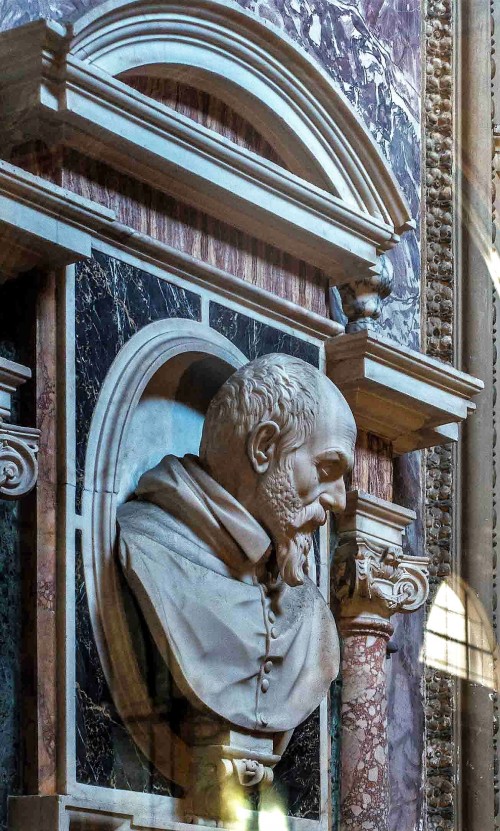 Francesco Mochi, popiersie Ladislao d'Aquino, kościół Santa Maria sopra Minerva