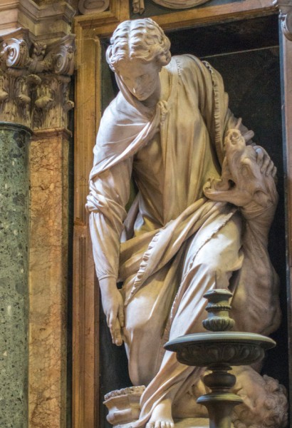 Francesco Mochi, St. Martha, Barberini Chapel, Church of Sant' Andrea della Valle