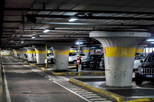 Luigi Moretti, parking podziemny pod parkiem Villa Borghese