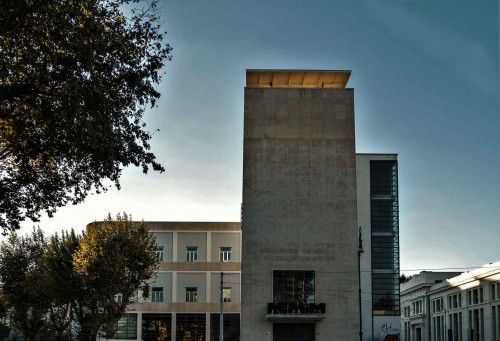 Casa del Balilla, Luigi Moretti, former building of the Fascist Youth, Trastevere