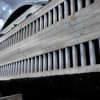 Palazzo dei Congressi in the EUR district, side view