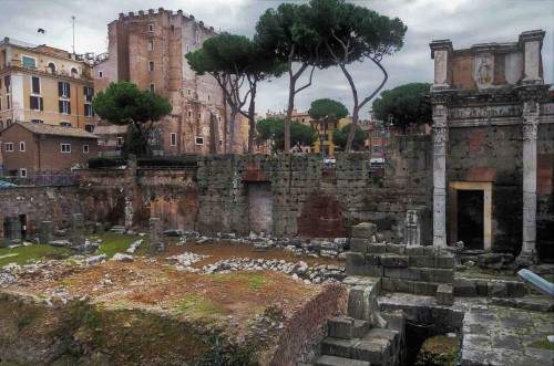 Forum of Nerva, remains