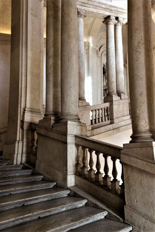 Palazzo Barberini, staircase leading to the palace piano nobile