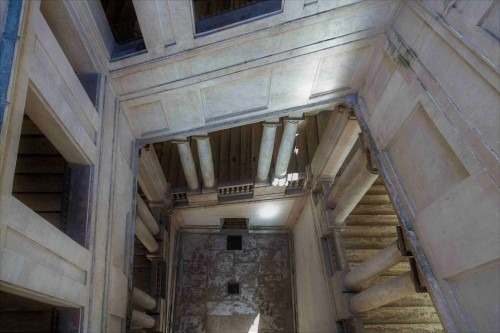 Palazzo Barberini, staircase in the left wing of the palace attributed to Gian Lorenzo Bernini