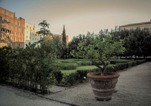 Palazzo Barberini, remains of the old palace gardens