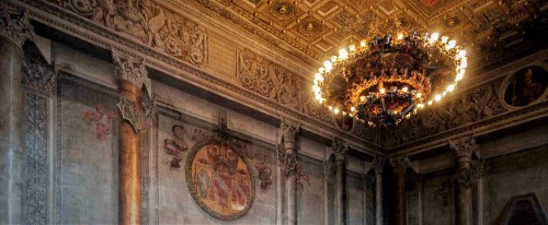 Palazzo Venezia, Sala del Mappamondo decorated at the commission of Cardinal Lorenzo Cybo, end of the XV century