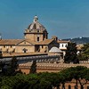 Palazzetto Venezia, the dome of the Church of Sant’Andrea della Valle in the background