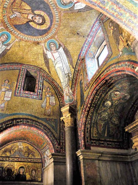 The San Zeno Chapel in the Church of Santa Prassede, foundation of Pope Paschalis I