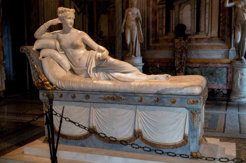 Pauline Borghese jako Wenus Zwycięska, Antonio Canova, Galleria Borghese