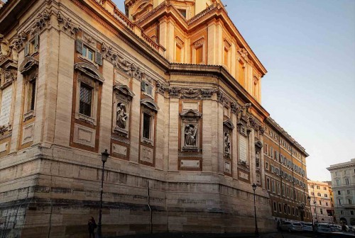 Basilica of Santa Maria Maggiore, view of the Chapel of Paul V from the outside