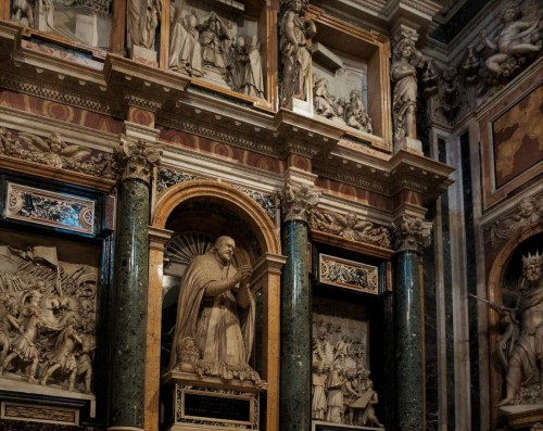 Cappella Paolina, funerary monument of Pope Paul V, Basilica of Santa Maria Maggiore