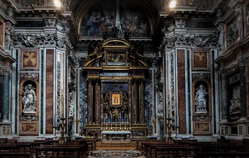 Foundation of Pope Paul V – Cappella Paolina, painting and stucco decorations, Basilica of Santa Maria Maggiore