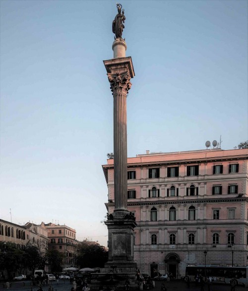 Column in front of the Basilica of Santa Maria Maggiore