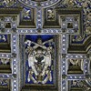 Sala Regia, coffer ceiling with the emblems of the Borghese family, Palazzo del Quirinale