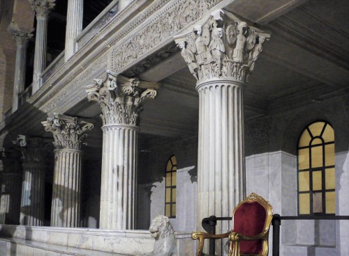 Church of San Lorenzo fuori le mura, capitols from the times of Pope Pelagius II