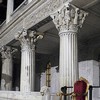 Church of San Lorenzo fuori le mura, capitols from the times of Pope Pelagius II