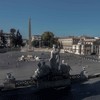 Piazza del Popolo, widok ze wzgórza Pincio