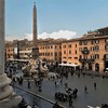 Piazza Navona, widok z okien  Palazzo Pamphilj