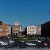 Piazza Venezia, Palazzo Venezia (on the left), Palazzo delle Assicurazioni di Venezia (on the right), via del Corso