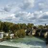 Ponte Rotto and the Tiber Island (on the left)