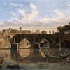 Ponte Rotto, Vanvitelli (Gaspar van Wittel), 1680, widok mostu z  XVII w., kolekcja prywatna, zdj. Wikipedia