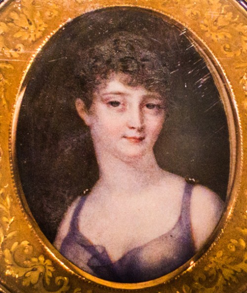 Pauline Borghese, miniatura z 1805 r., J.B.Isabey,  Museo Napoleonico