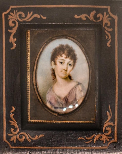 Pauline Borghese, miniature, J.B. Isabey, Museo Napoleonico