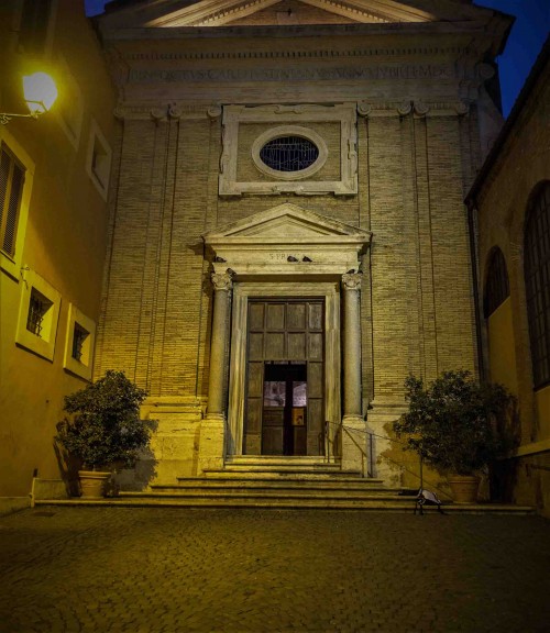 Façade of the Church of Santa Prisca