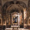 Church of Santa Prisca, view of the apse and the main altar