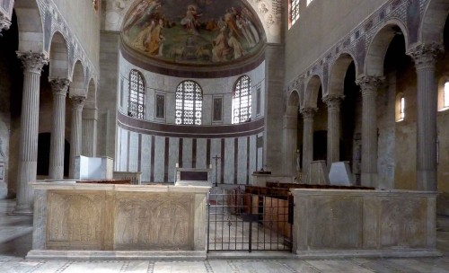 Church of Santa Sabina, interior, view of the apse