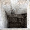 Church of Santa Sabina, side nave, remains of the ancient floor and fragment of a column of the old house of Sabina