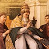 Portrait of Julius II as Pope Gregory IX, Raphael, Apartments of Julius II (Raphael Rooms), Apostolic Palace