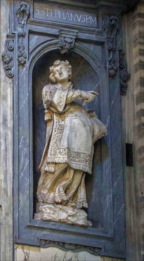 The Statue of St. Stephen, Church of San Carlo al Corso, Francesco Cavallini