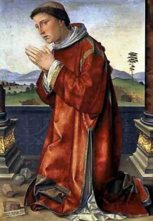 St. Stephen, Francesco Francia, Galleria Borghese, pic. Wikipedia