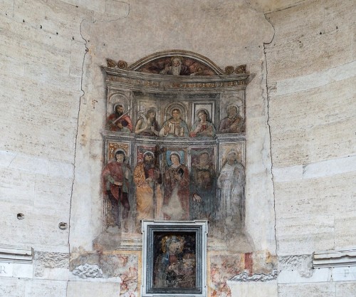 The Temple of Hercules, interior - apse frescoes