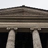 The Temple of Portunus, portico and tympanum of the temple