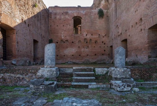 Atrium of the House of the Vestals at the Temple of Vesta