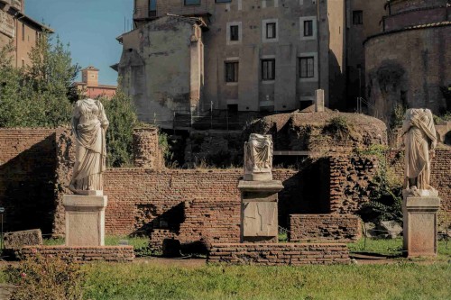 Former atrium of the House of the Vestals at the Temple of Vesta