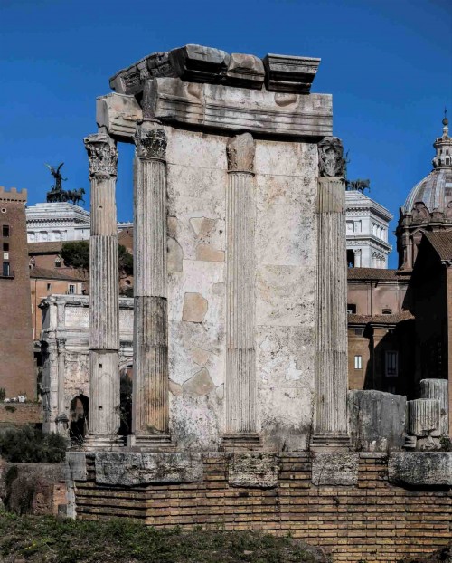 Remains of the Temple of Vesta