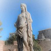 House of the Vestals at the Temple of Vesta – statue of one of the Vestals