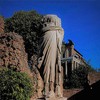 Statue of one of the Vestals in the atrium of the House of the Vestals at the Temple of Vesta