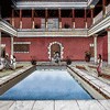 Reconstruction of the ancient atrium in the House of the Vestals at the Temple of Vesta on Forum Romanum