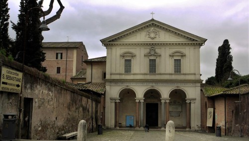 Basilica of San Sebastian Outside the Walls, modernized at the commission of Scipione Borghese