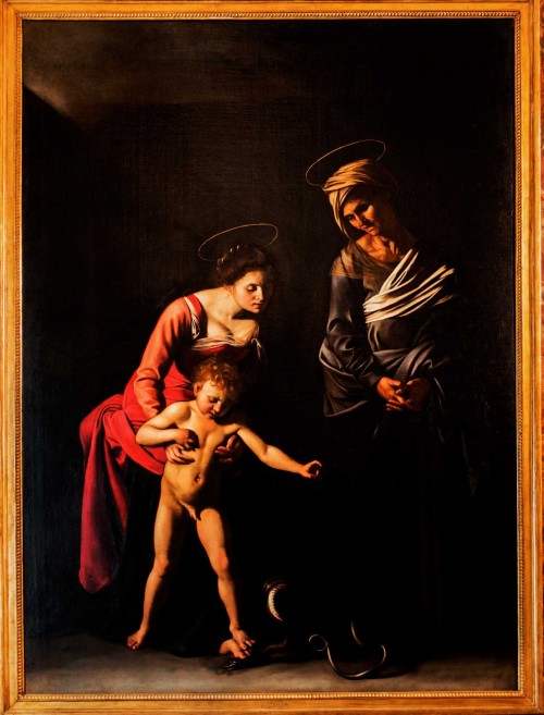 Madonna and Child with St. Anne (Madonna dei Palafrenieri), Caravaggio, Galleria Borghese