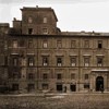 Palazzo Rusticucci at Piazza Rusticucci prior to the destruction of the spina del Borgo