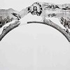 Mosaics in the triumphal arch in the Basilica of San Paolo fuori le mura, unpreserved, reconstruction according to H. Brandenburg