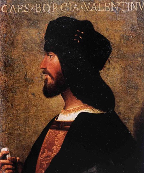 Portret Cesare Borgii - księcia Valentino, Museo Nazionale del Palazzo di Venezia, autor nieznany, zdj. Wikipedia, autor Feuerrable.